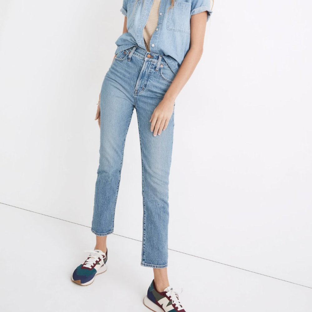 Madewell Petite Perfect Vintage Jean in Banner Wash